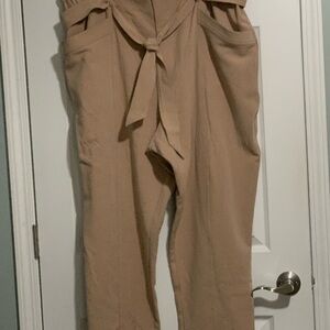 SO Tan Women's Jumpsuit with Tie Waist